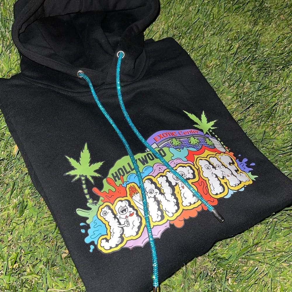 JOINT ME 💠 TEAL CRYSTAL HOODIE SWAROVSKI
